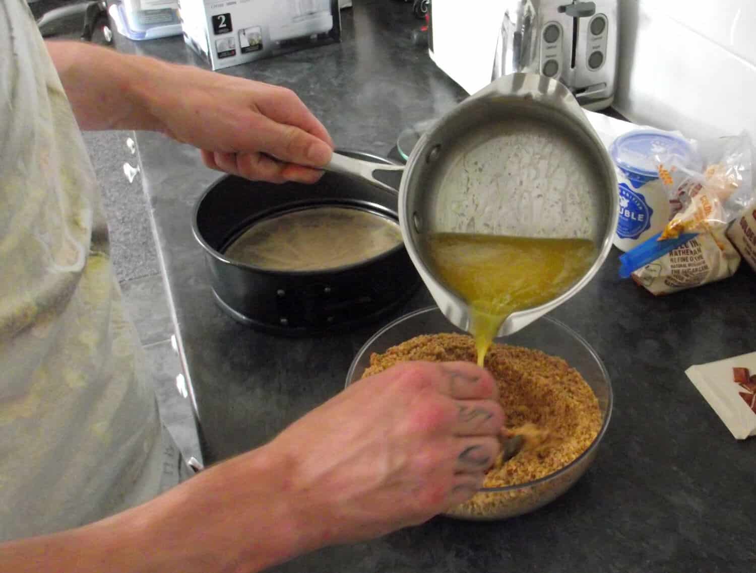 Mars Bar Cheesecake No Bake Candy Bar ChocolateKitchenMason