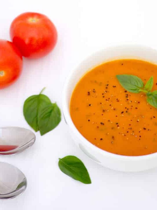 Tomato Soup | Basil | Winter | Healthy | Tomatoes | Vegetable