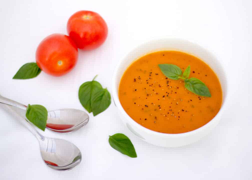 Tomato Soup | Basil | Winter | Healthy | Tomatoes | Vegetable
