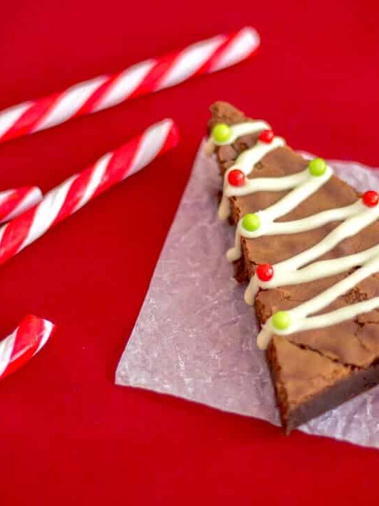 Cute Christmas Tree Brownies | Festive | Homemade | Gift