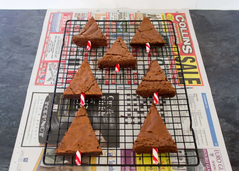 Cute Christmas Tree Brownies | Festive | Homemade | Gift