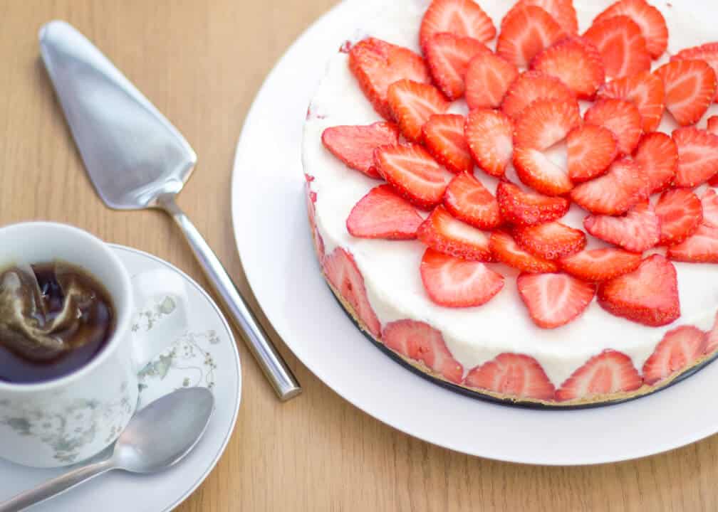 Strawberry & Vanilla Cheesecake