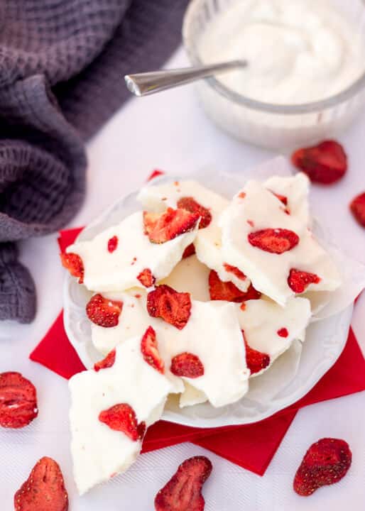 Frozen Strawberry & Yoghurt Bark-4