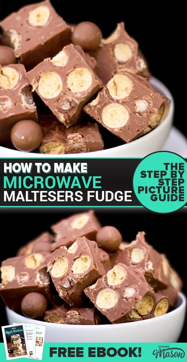 Maltesers Microwave Fudge in a bowl