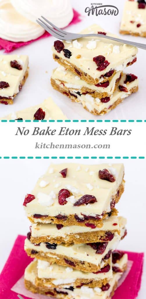 No Bake Eton Mess Bars