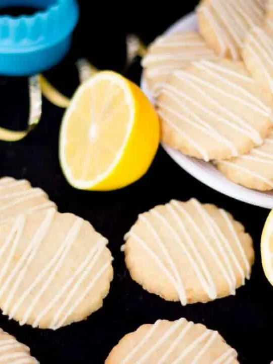 Lemon Cookies | 4 Ingredient | Easy | White Chocolate | Simple