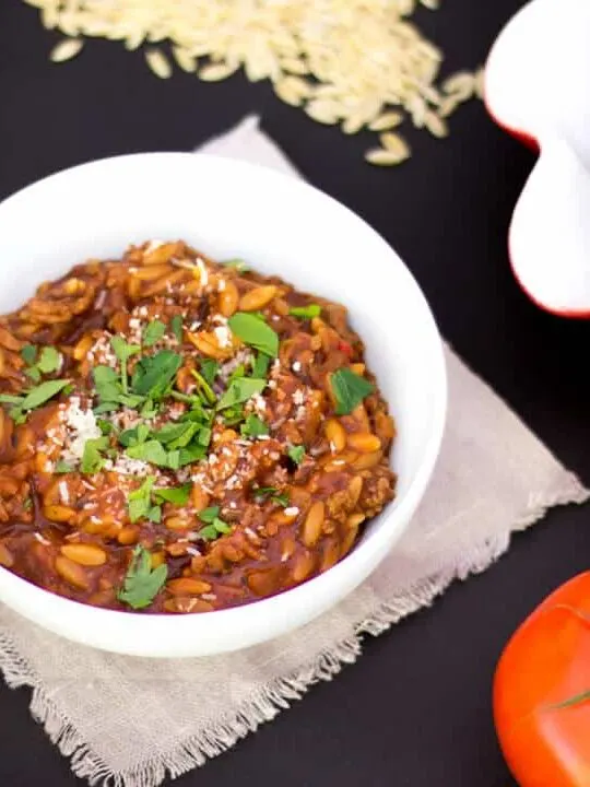 One Pot Orzo Bolognese | Easy | Beef Mince | Pasta | Quick
