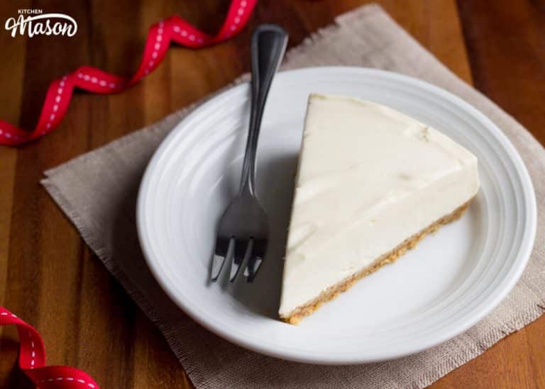 No Bake Vanilla Cheesecake Recipe Video + Step by Step Pictures IncludedKitchenMason Easy