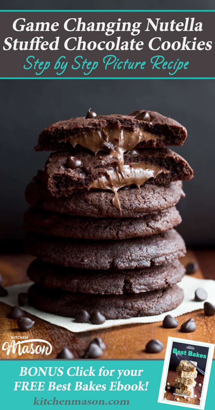 Easy Chocolate Cookies Recipe | Easy Cookie Recipes | Easy Nutella Recipes