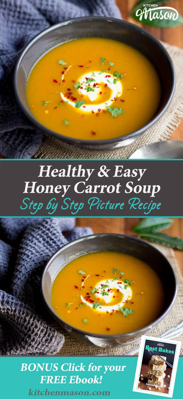 Easy Carrot Soup Recipe | Easy Soup Recipes | Healthy Lunch Recipes