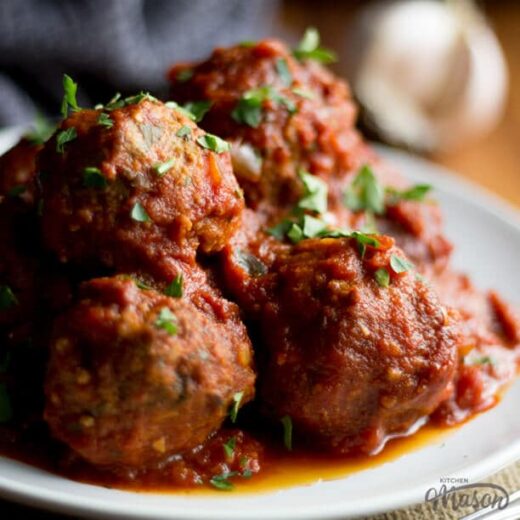 Easy Slow Cooker Meatballs Recipe Kitchen Mason