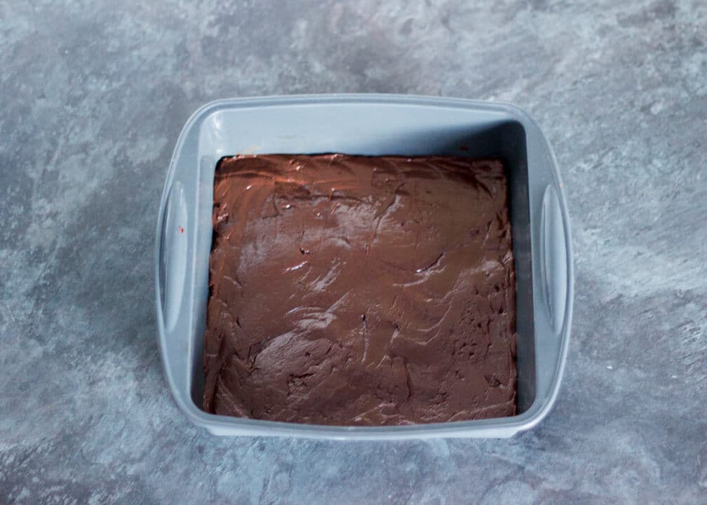 Chocolate Fudge In Silicone Pan