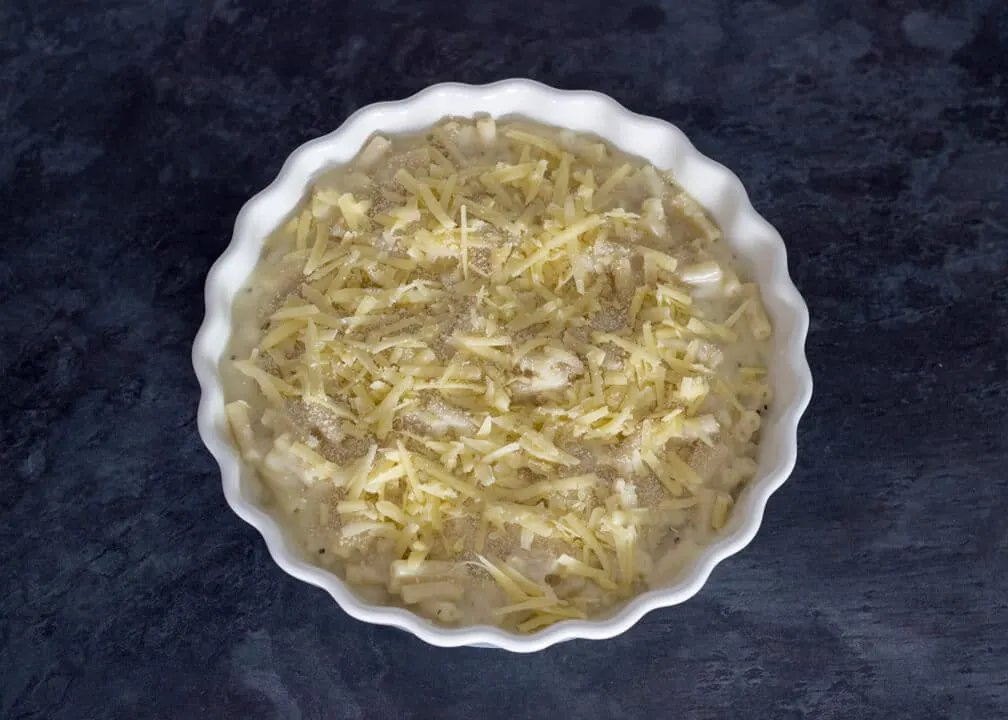 Macaroni Cheese in a dish