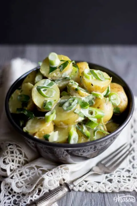 Easy Potato Salad in a Bowl