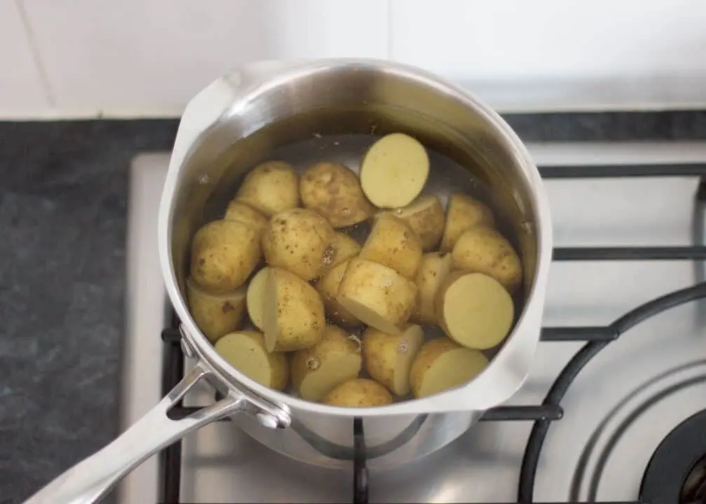 Potatoes in Boiling Water