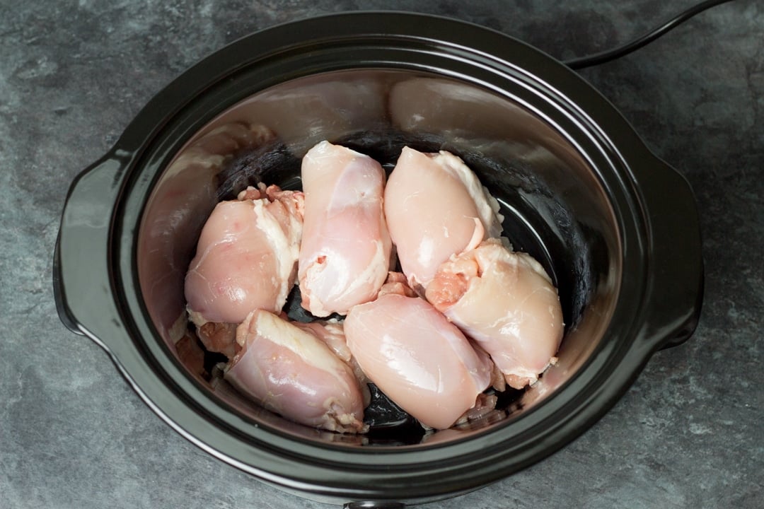 Chicken teriyaki recipe: chicken thighs in a slow cooker