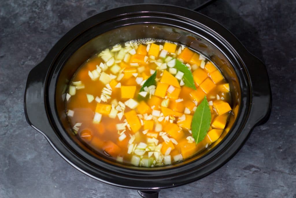 Easy Slow Cooker Vegetable Soup Recipe Kitchen Mason