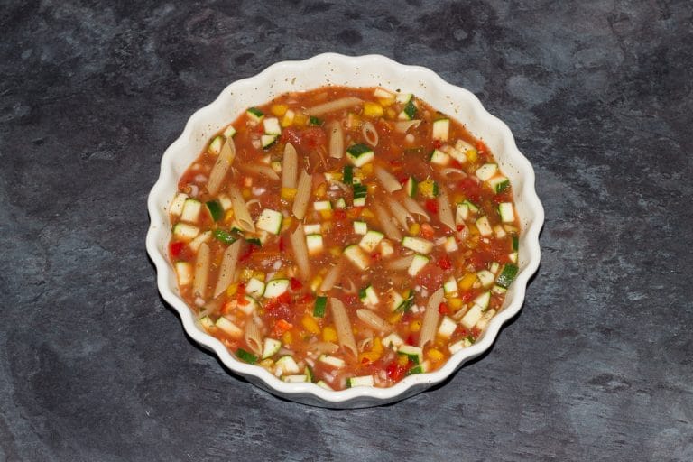 Easy One Pot Vegetable Pasta Bake | Kitchen Mason