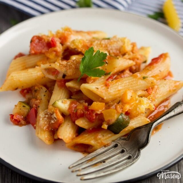 Easy One Pot Vegetable Pasta Bake Kitchen Mason