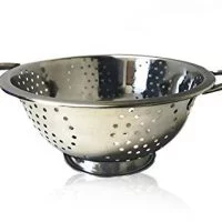 Stainless Steel Collection Twin Handled Stainless Steel Colander 23 cm By Ckone