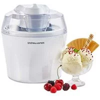 Andrew James Ice Cream Maker Machine | Makes Delicious Soft Ice Cream | Detachable Mixing Paddle | 1.5L | Voted Best Buy by Which? Magazine