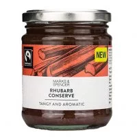 Marks & Spencer Rhubarb Conserve 340g - Tangy & Aromatic - Made in the UK
