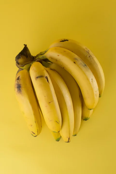 a bunch or ripe bananas