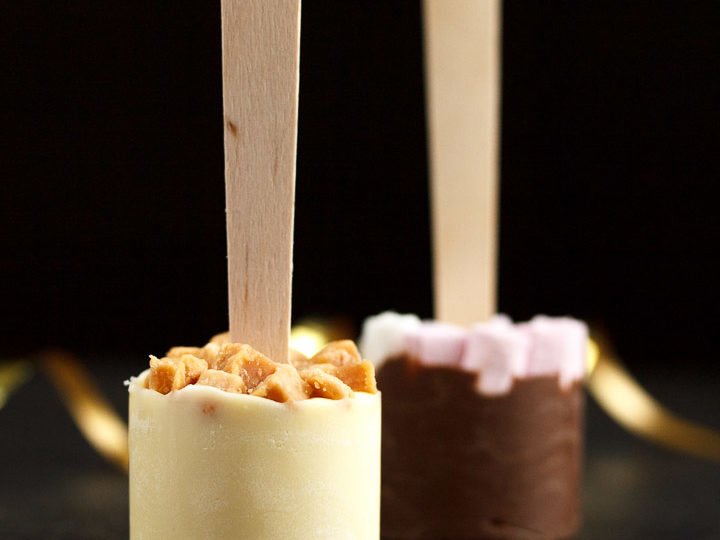 Hot Chocolate stirrers, chocolate on a stick