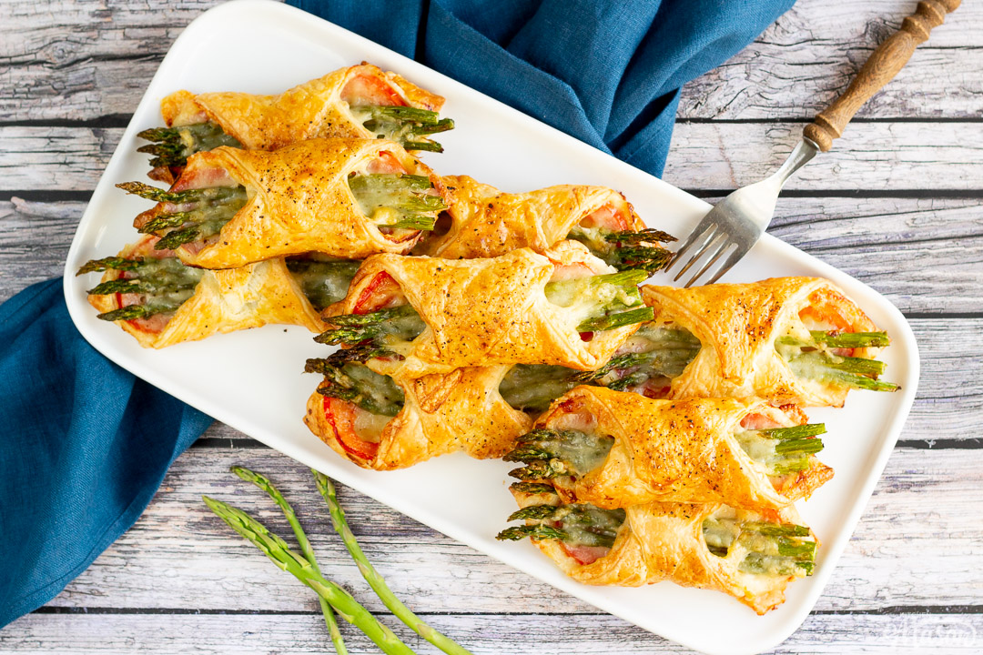 Asparagus Puff Pastry Parcels Kitchen Mason
