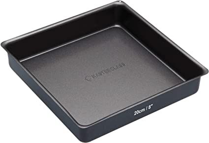 MasterClass Square Tin with Loose Base, 20cm