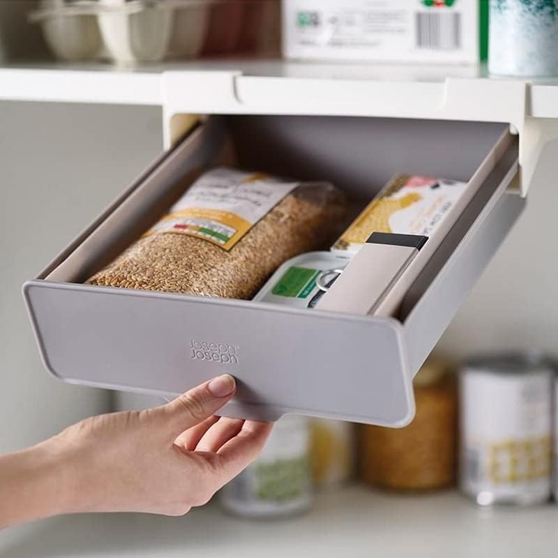 An under the shelf drawer for better kitchen organisation