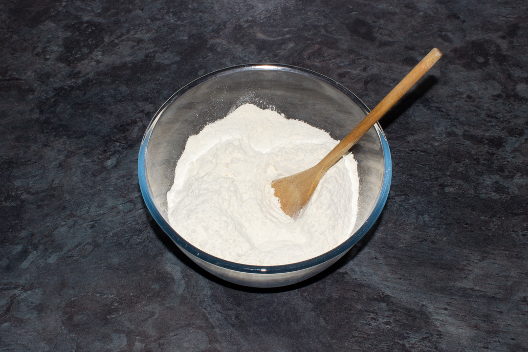 A large bowl of plain flour