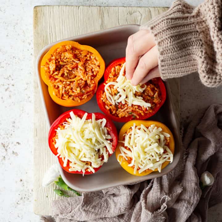 ★★★★★ (4.7)&nbsp;50 mins THIS is How to Make Easy Rice Stuffed Peppers!
