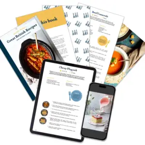 Great British Recipes, from my home to yours ebook display.